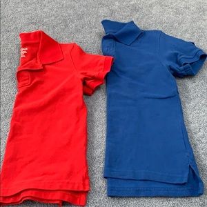 Cat & jack school uniform polos. XS 4/5.